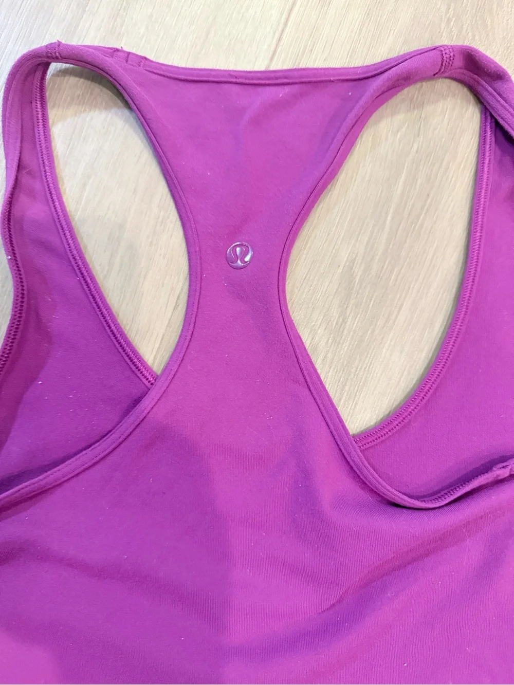 Lululemon Cool Racerback Tank Top Magenta Berry Racerback Yoga Athletic Size L